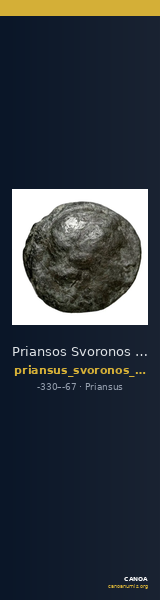 Priansos Svoronos 1890 (1972) 23-25 — CANOA