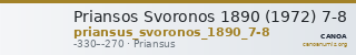 Priansos Svoronos 1890 (1972) 7-8 — CANOA