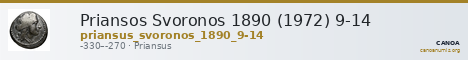 Priansos Svoronos 1890 (1972) 9-14 — CANOA