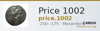 Price 1002 — CANOA