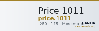 Price 1011 — CANOA