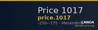 Price 1017 — CANOA