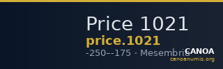 Price 1021 — CANOA