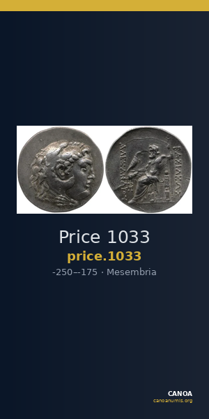Price 1033 — CANOA