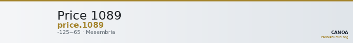 Price 1089 — CANOA