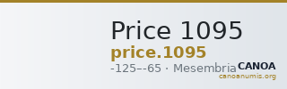 Price 1095 — CANOA