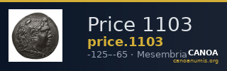 Price 1103 — CANOA