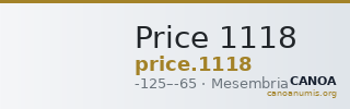 Price 1118 — CANOA