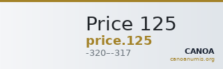 Price 125 — CANOA