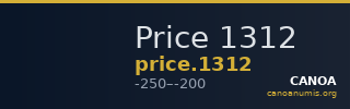 Price 1312 — CANOA