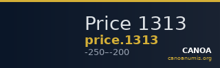 Price 1313 — CANOA