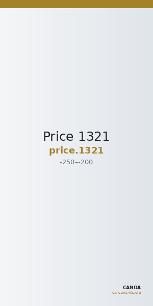 Price 1321 — CANOA