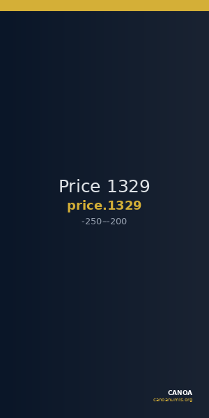 Price 1329 — CANOA