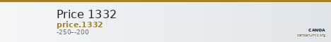 Price 1332 — CANOA