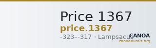 Price 1367 — CANOA
