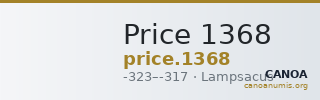 Price 1368 — CANOA