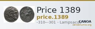 Price 1389 — CANOA