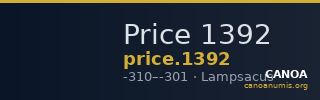 Price 1392 — CANOA