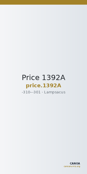 Price 1392A — CANOA