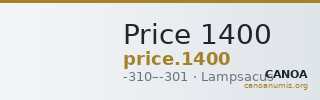 Price 1400 — CANOA