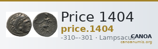 Price 1404 — CANOA