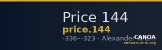 Price 144 — CANOA