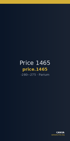 Price 1465 — CANOA