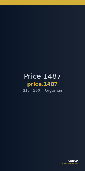 Price 1487 — CANOA