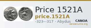 Price 1521A — CANOA