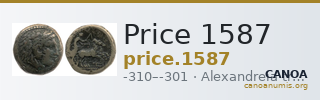 Price 1587 — CANOA