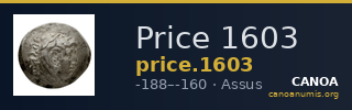 Price 1603 — CANOA