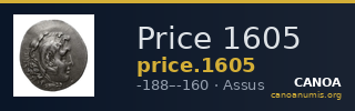 Price 1605 — CANOA