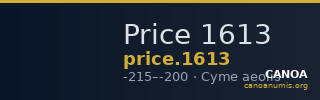 Price 1613 — CANOA