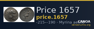 Price 1657 — CANOA
