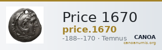 Price 1670 — CANOA