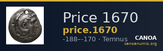 Price 1670 — CANOA