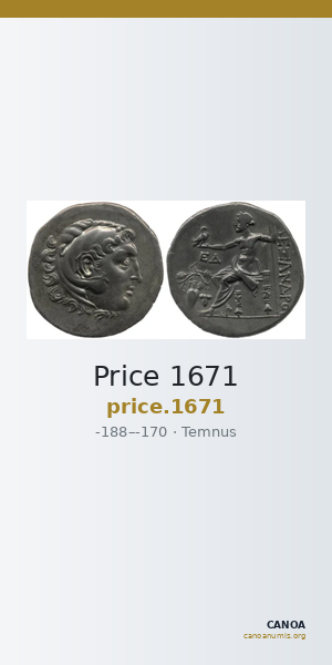 Price 1671 — CANOA
