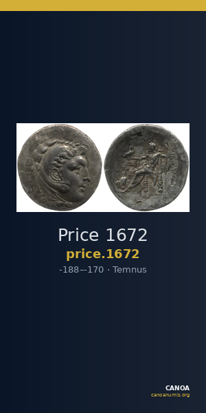 Price 1672 — CANOA