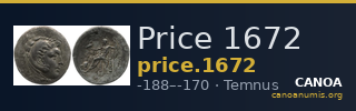 Price 1672 — CANOA