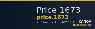 Price 1673 — CANOA