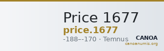 Price 1677 — CANOA