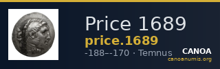 Price 1689 — CANOA