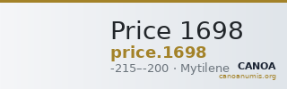 Price 1698 — CANOA