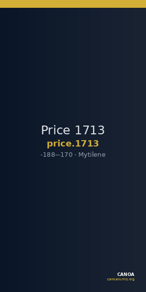 Price 1713 — CANOA
