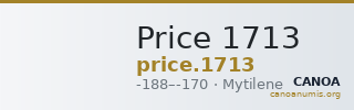 Price 1713 — CANOA