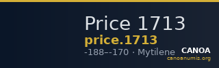 Price 1713 — CANOA