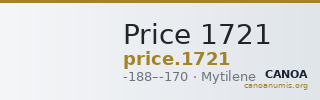 Price 1721 — CANOA