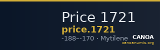 Price 1721 — CANOA