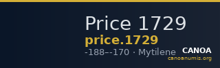 Price 1729 — CANOA