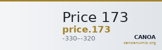 Price 173 — CANOA